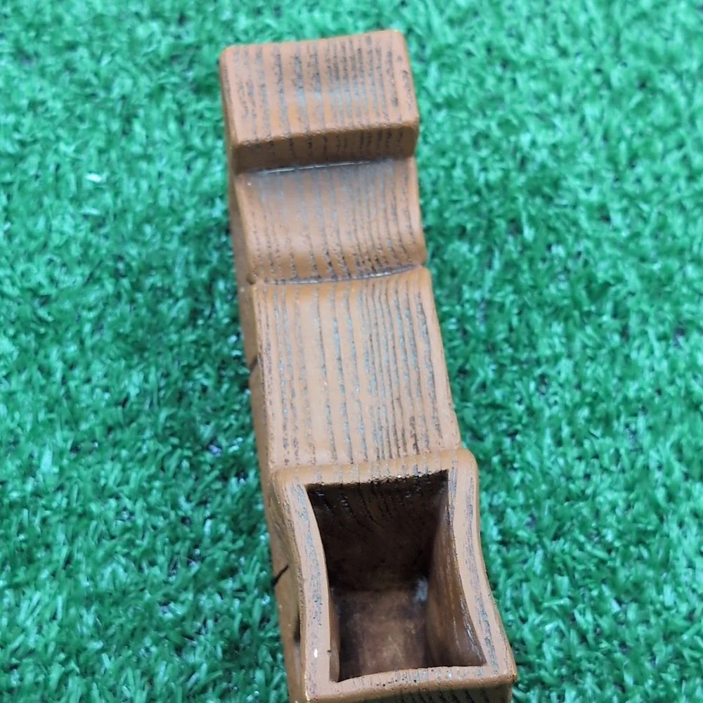 VTG Dad Pen‎ Holder Wood Resin Sculpture Father's Day Gift